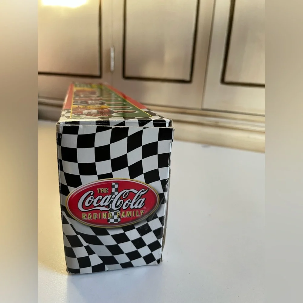 Collectible 2002 Coca-Cola NASCAR Carrier with Car & lights Semi Truck